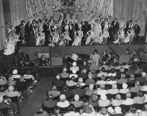 Finale to The Good Old Days, Tivoli Theatre, 1956-1957 - photographer unknown, 1956–57