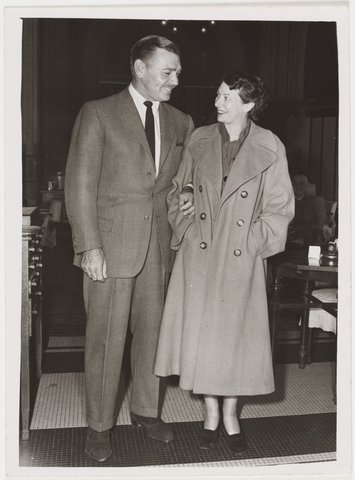 Clark Gable and Tilly Shelton-Smith, Sydney journalist, c.1940s, by Ted Hood