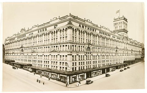 Anthony Hordern and Sons Palace Emporium, Brickfield Hill, Sydney, 1935
