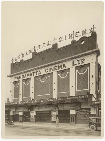 Parramatta Cinema, c. 1920s, by Sam Hood