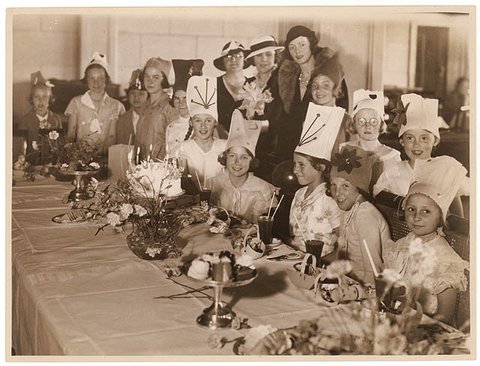 Girl's 9th birthday party, c. 1930s - Sam Hood
