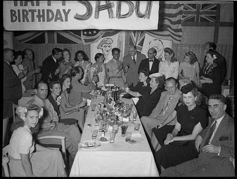 Sabu's 21st birthday at Roosevelt nightclub, Kings Cross, Sydney, 25 January 1945 - Sam Hood