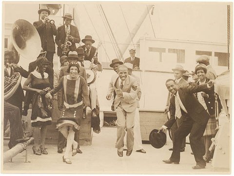 The Coloured Idea Band of Sonny Clay arrives in Sydney, 1928 - Sam Hood
