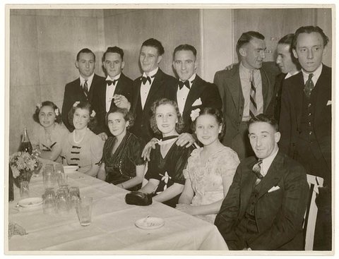 Men and women at ball, 1930s - Sam Hood