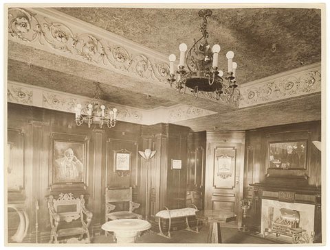 Gentlemen's Toilet Anteroom, State Theatre, Sydney, c. 1929 - by Sam Hood, 1920–50