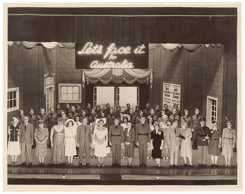 "Let's face it for Australia", c. 1940s - by Sam Hood