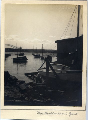 'The Boatbuilder's Yard' RAHS-Osborne Collection, 1930
