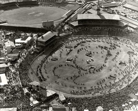 Sydney Showground, Grand Parade Easter 1936