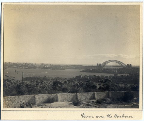 'Dawn over the Harbour' RAHS-Osborne Collection, 1930