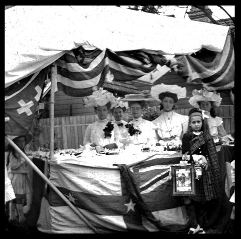 Sweets Stall at the Chatswood Congregational Church Garden Fete - 12 May 1906