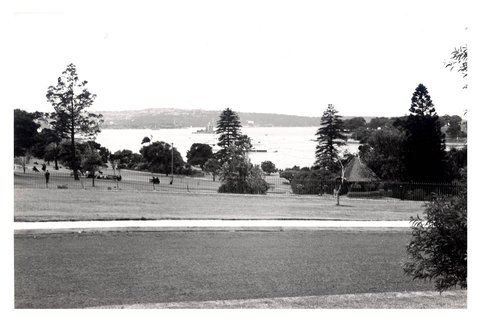 View from Royal Botanic Gardens, 1938