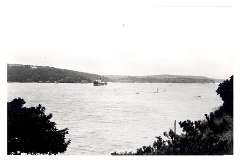 View of North and Middle Heads from between Neilsen Park and Vaucluse Rocks, 1938