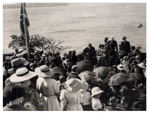 Group of People at Camp Cove - Sesquicentenary Celebrations, 1938