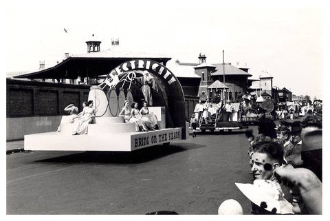 Electricity float- “Australia's March to Nationhood” Australian 150th Anniversary Celebration, 1938
