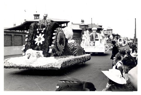 Merino Sheep Wool Industry float- “Australia's March to Nationhood” Australian 150th Anniversary, 1938