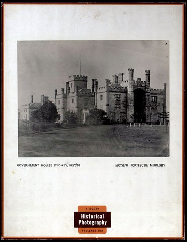 Government House Sydney (1857-1858) Matthew Fortescue Moresby
