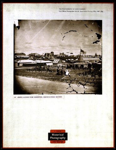 136. Prince Alfred Park Exhibition, Horticultural Section (Dated as September 1870) John Sharkey