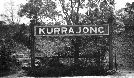 Kurrajong station sign, 1950