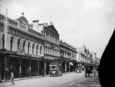 George Street from Market Street from The Powerhouse Museum Collection, c. 1900