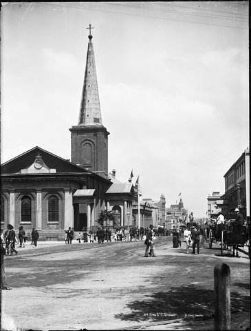 King Street East, Sydney from The Powerhouse Museum Collection, c. 1900
