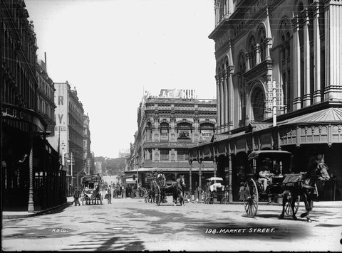 Market Street, Sydney from The Powerhouse Museum Collection, c. 1900
