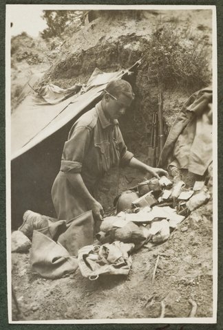 In the Trenches, Henry Charles Marshall, 1914–15