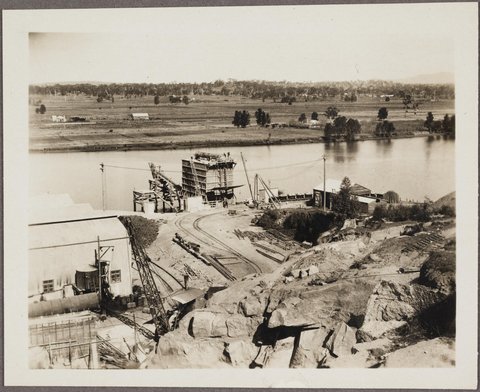 Stanley, S.B. Purves - photographs of the quarry at Moruya used for construction of the Sydney Harbour Bridge, 1925-1927, 1925–27