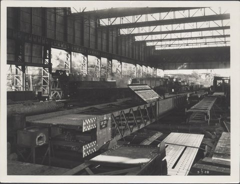Steel girder for the Sydney Harbour Bridge, 1928