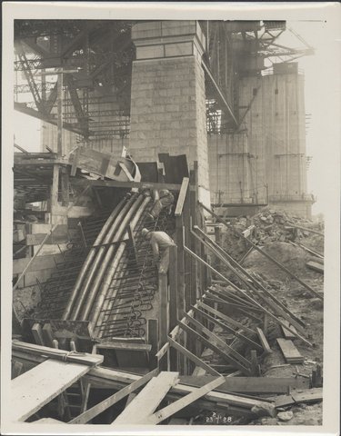Milsons Point cable tunnel, Sydney Harbour Bridge, 1928