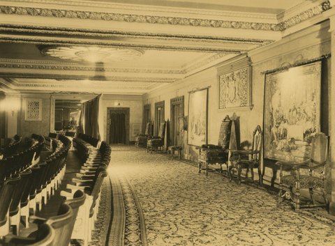 Dress circle of Regent Theatre, Melbourne, 1929