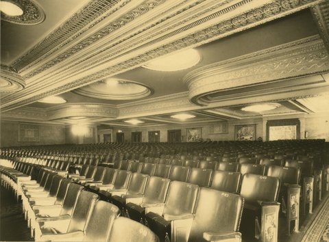Dress circle of Regent Theatre, Melbourne, 1924 - 1934, 1929