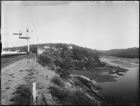 Original Como railway station, Illawarra line, 1900
