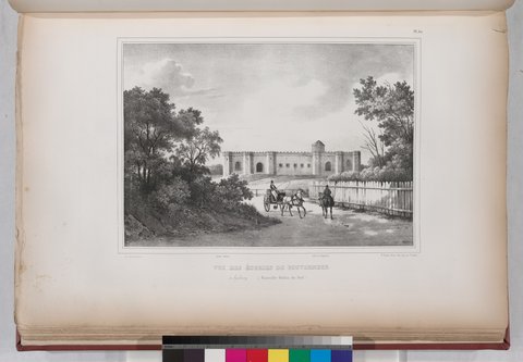 Vue des Écuries du Gouverneur. á Sydney. (Nouvelle Galles du Sud.) (NYPL b13624459-1266799), 1833