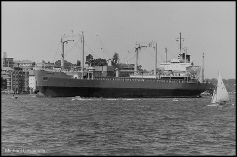 VARDA - IMO 7127510 in Sydney Harbour 1975