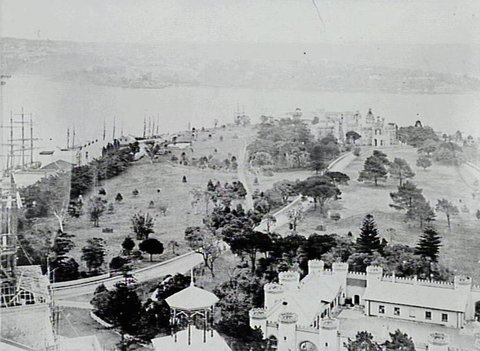 Sydney Botanic Garden Panorama - 1879