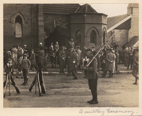 'A Military Ceremony' c.1935 (RAHS-Osborne Photograph Collection), c. 1935