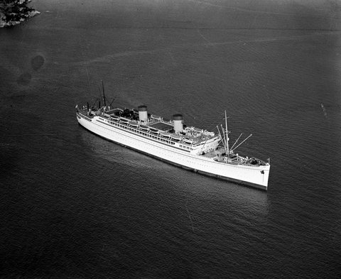 SS Monterey - Matson Lines - 14 June 1937