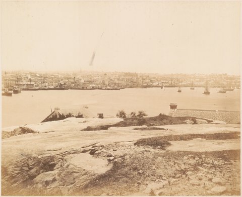 Panorama of Darling Harbour from Balmain - No.4, c. 1880