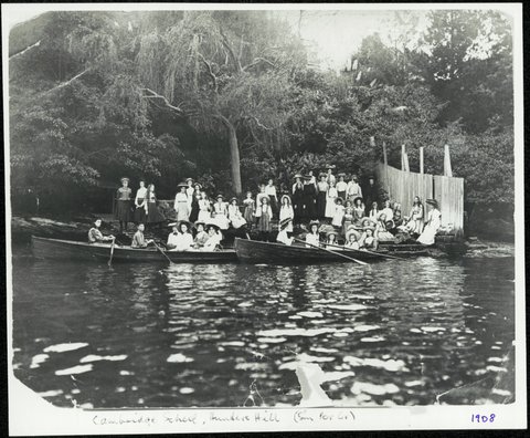 Cambridge School, Hunters Hill, Sydney NSW - boating, c. 1908