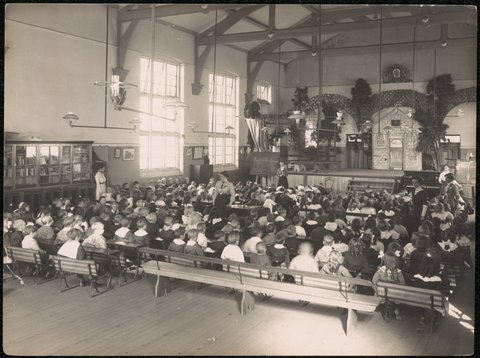 Drummoyne Public School - C-R (Class Room) Infants Assembly Hall, c. 1910