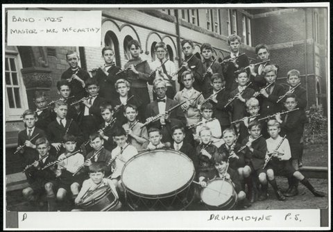 Drummoyne Public School - Band and Master Mr Dalwood Marshall McCarthy, c. 1925