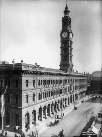 General Post Office, Sydney, c. 1900