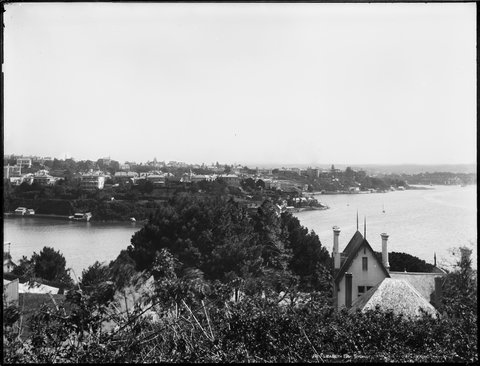 Elizabeth Bay, Sydney from Darling Point, c. 1900