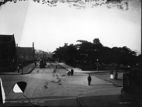 Church Hill from Pettys Hotel, c. 1900