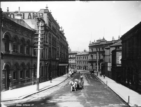 Spring Street, Sydney, c. 1900