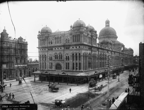 Victoria Markets, c. 1900