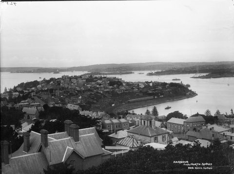 Sydney Harbour, from North Sydney, c. 1900