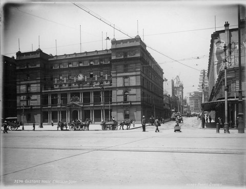 Customs House, Circular Quay, Sydney, c. 1900