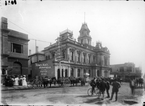 Town Hall, Ashfield, c. 1900