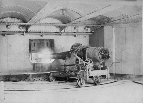 BL 6 inch Mk V gun Georges Head 1892
